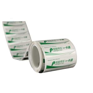 Passive UHF RFID Tag Sticker , RFID Label Sticker Alien H3 9654 For Car