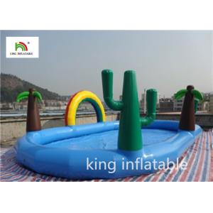 Fire - Retardant Jungle Inflatable Elliptic Pool Ranibow For Outdoor