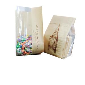 Wholesale Custom Private Brand Bread Bag with Plastic Window Sandwishes Food