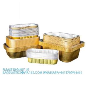 3500ml/7.5LB, Sturdy Aluminum Foil Pans With Lids For Cooking, Baking, Reheating