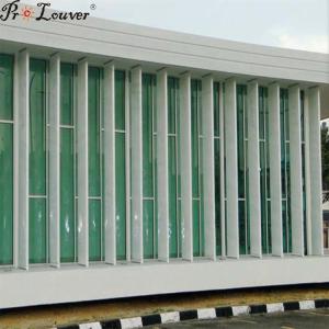 Aluminum Box Louver, Box Section, Exterior Vertical Box Louver