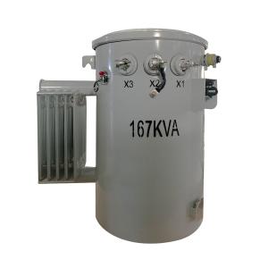 Single Phase Overhead Pole Mounted Distribution Transformer 167kva 12kv