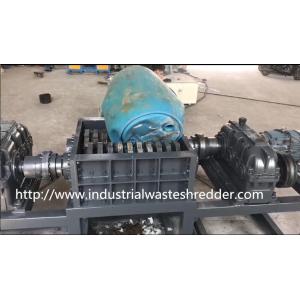 Iron Drum Four Shaft Shredder Higher Torque Rotary Blades With Electrical System