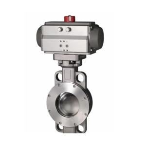 Customize Ductile Iron Pneumatic Actuator Butterfly Valve with Complete