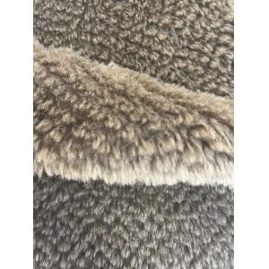 Artificial Soft Plush Faux Fur Sherpa Teddy Fabric with Front Material 100%