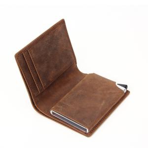 Advantage Low MOQ Mix Models Genuine Leather RFID Credit Card Holder Wallet for