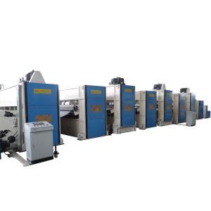 Nonwoven synthetic leather fabric needle punched machine leather substrate layer