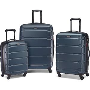 Omni PC Hardside Expandable Luggage with Spinner Wheels, Carry-On 20-Inch, Teal