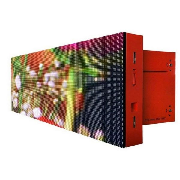 Led Advertising Board Outdoor P5 Module Size160x160mm Customized Iron Red Grey Black Cabinet