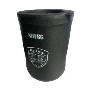 Cylindrical Induction Furnace Crucible Energy Saving Carborundum Large Graphite