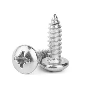 Wholesale Fitting Fastener Cross Recess Pan Head Self Tapping Screw Stainless Steel 304 Round Head Sheet Metal Micro Screw from china suppliers