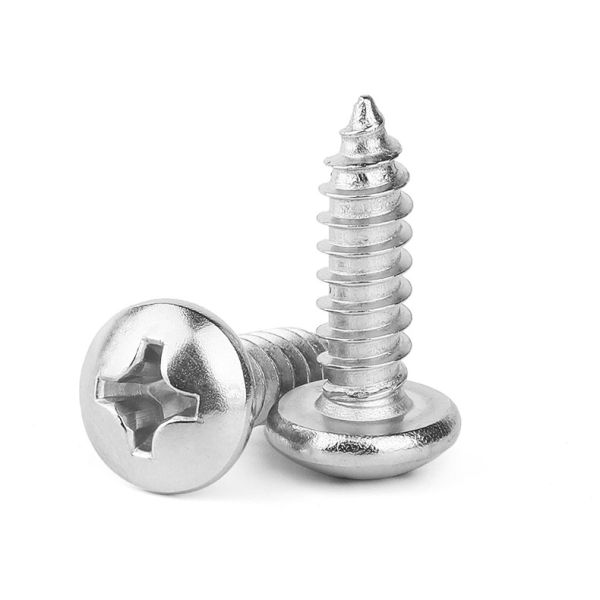 Titanium Coating GB845 for Bicycle Round Head Cross Recessed Self-Drilling Screw Support Customized Service