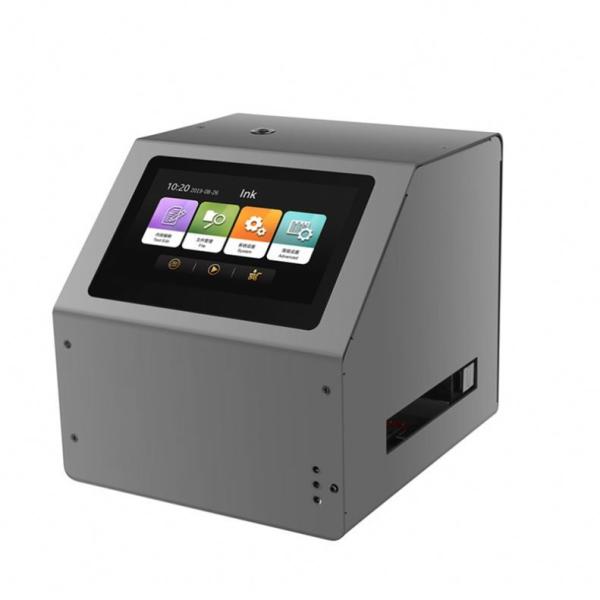 Quality Smart Static Desktop Bottle Batch Coding Machine With Touch Screen for sale