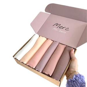 Wholesale Factory Printing Paper Cheap Scarves Hijab Box Packaging Custom from china suppliers