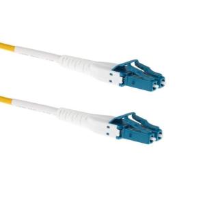 LC UPC To LC UPC Fiber Optic Cable Patch Cord Uniboot Duplex OS2 Single Mode