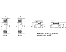 Precision Spindle Bearings: Ceramic balls HCB7000C.2RSD.T.P4S.UL