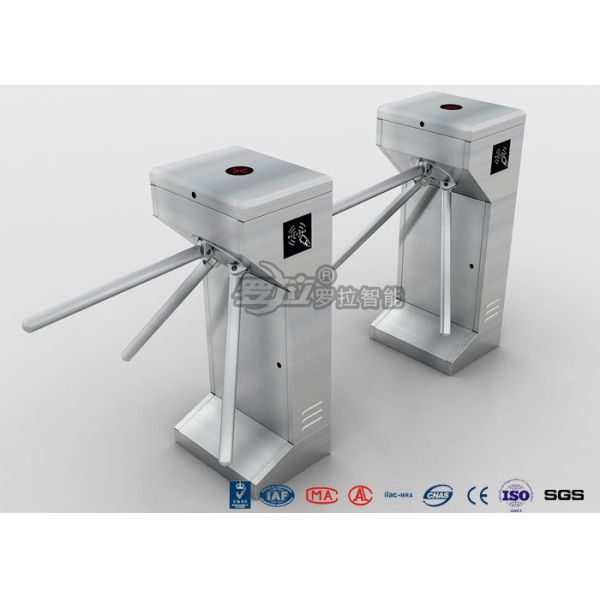 ESD Tripod Turnstile Entry Systems Access Controller Rotate Automatically