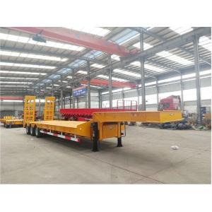 Jost E100 3 Axles Lowboy Semi-Trailer 70t Load Capacity Hydraulic Heavy Duty