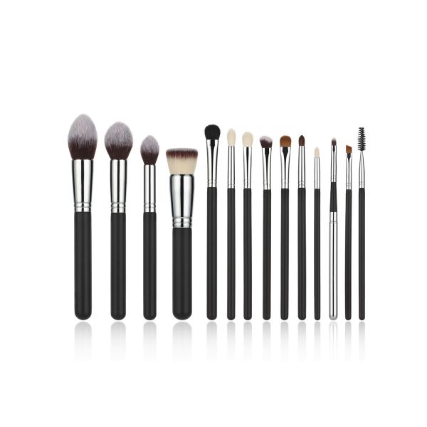 14 Pieces Basic Professional Makeup Brushes Collection Set With Private Label