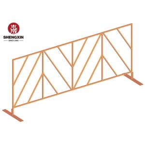 Wholesale Customized Metal Tempoary Fence Crowd Control Barrier For Road Separation from china suppliers