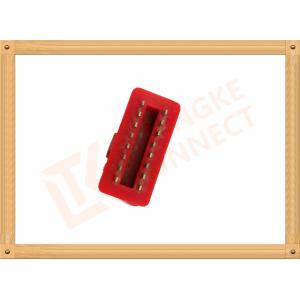 RED 16 Pin Obd Connector Replacement Obd Ii Connector CK-SOM002B