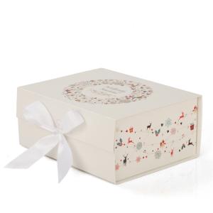 Wholesale Custom Printing Paper Gift Box With Ribbon For Personalised Foldable Packaging from china suppliers