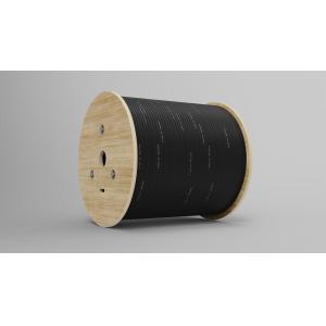 FTTH Flat Drop Cable With FRP Strength LSZH Fiber Optic Cable