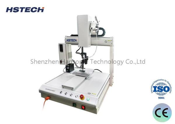 High Precision Customizable 4 Axis Automatic Soldering Robot for Irregular Curve