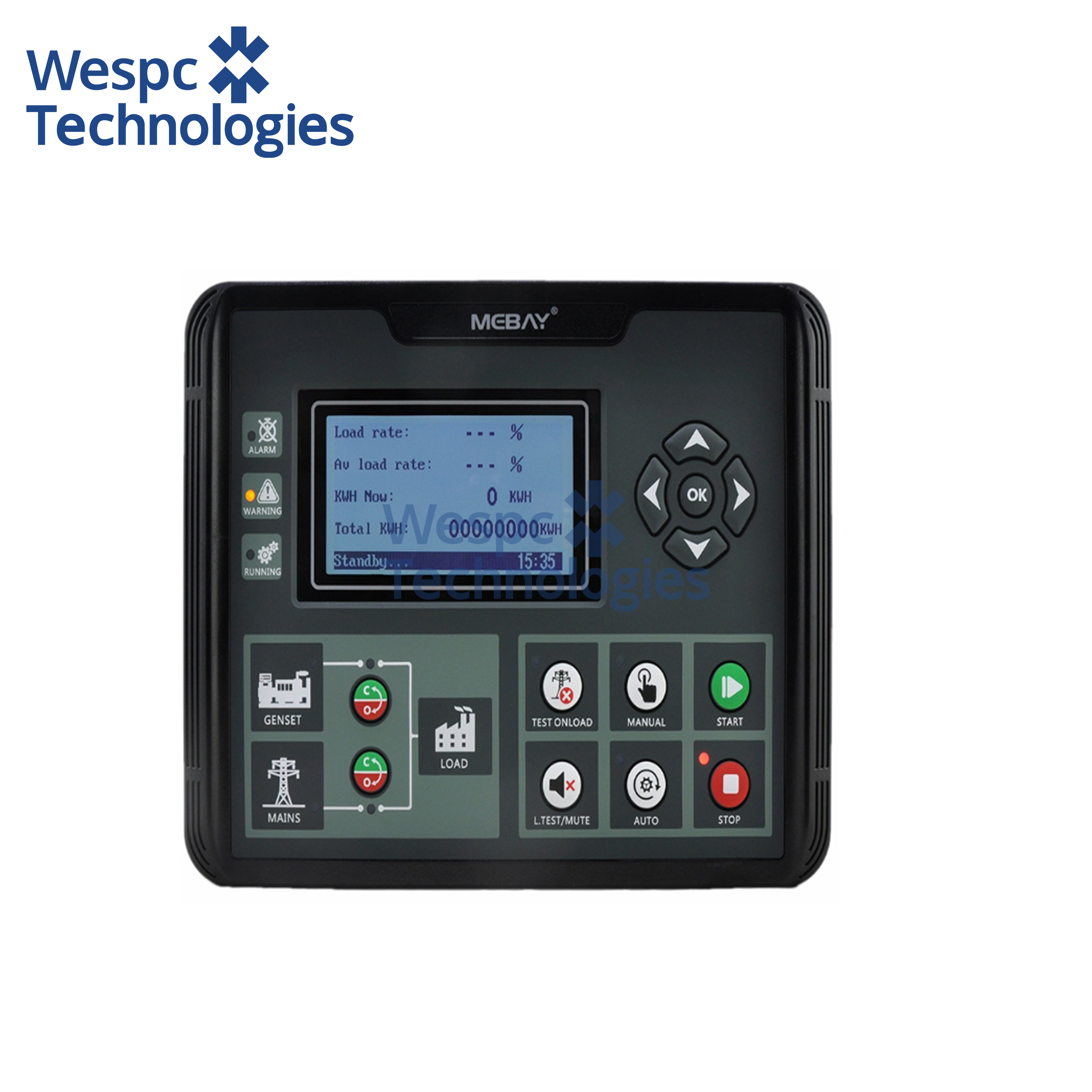 WESPC Original DC52C Intelligent Genset Controller Diesel Generator Monitoring