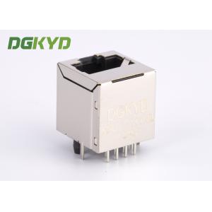 KRJ-18111NL shieded vertical 180 degree top entry RJ45 LAN Jack without