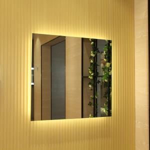 Touch Control Custom Bathroom Mirrors Salons Custom Makeup Mirror With Lights