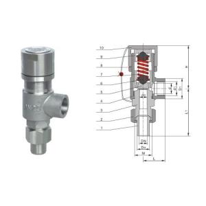 Spring Micro Safety Pressure Reducing Valves with Stainless steel / F6 Steillie