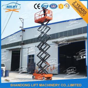 8m Electric Battery Power Self Propelled Elevating Work Platforms / Aerial Lift