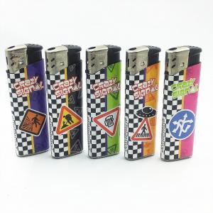 China Custom Sign Refillable Electronic Gas Cigarette Lighters Dy-026 Samples US 0.01/Piece on sale