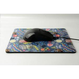 Eco non-slip PVC rubber mouse pad, odorless green material custom image