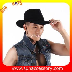2050374 Sun Accessory customized winter wool felt fashion style cowboy hats