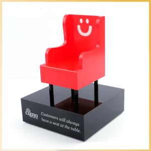 China Custom Mini Red Sofa Shape  Acrylic Award Trophy For Furniture Theme Business Recognition or Celebration on sale