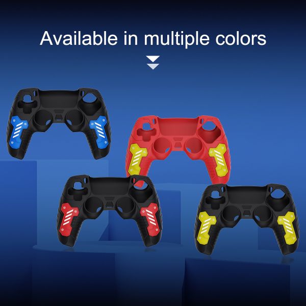 Tri-Color Unique Design Durable Anti-Slip Silicone Case for PS5 Controller Dualsense