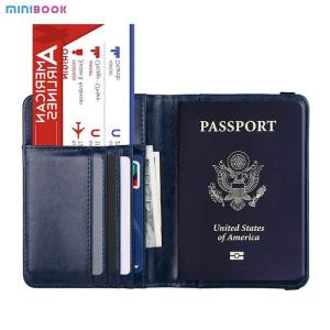 2023 USA Eco Rfid Passport Case Cover Holder Document Organizer Wallet for