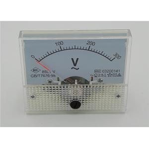85L1 Series Panel Mount Analog Voltmeter ABS Plastic Red Pointer 64*56mm