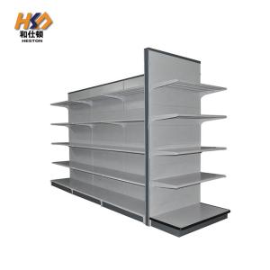 Durable Heavy Duty Double Sides Gondola Supermarket Display Shelf