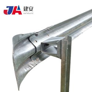 Galvanized Guardrail Crash Barrier Fishtail Terminal End ISO Certified and