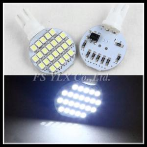 LED T10 W5W Wedge Side Light 24SMD 1210 T10 168 194 LED Interior Micro Dome