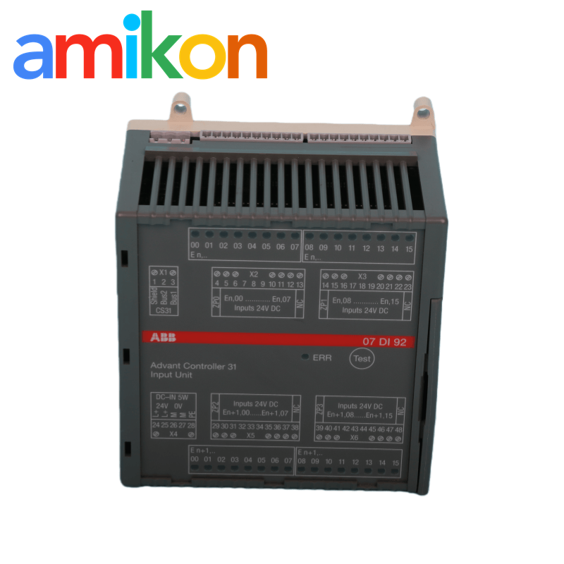 ABB 07DI92 Distributed Digital I/O Device with 24V Primary Voltage 8 Input
