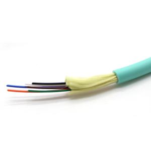 Indoor Fiber Optic Cable GJFJV LSZH 6F 8F 12F 24F 10Gb Distribution Cable
