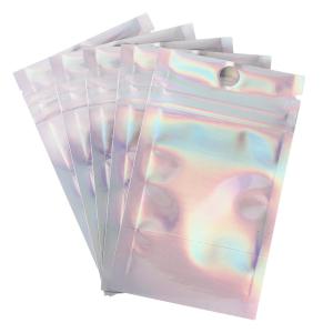 Biodegradable Holographic ziplockk Pouches