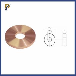 Bright Inlaid Tungsten Copper Alloy Electrode Composite 75 WCu