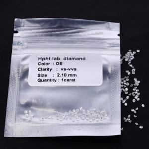 Princess Cut 1.4*1.4-4*4mm Melee HPHT DEF VS Square Lab Created Diamonds