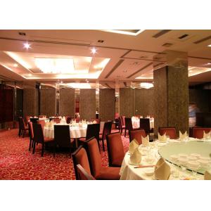 Wholesale Interior Suspended Sliding Partition Top Hung Movable Partition , 65mm Melamine Surface from china suppliers