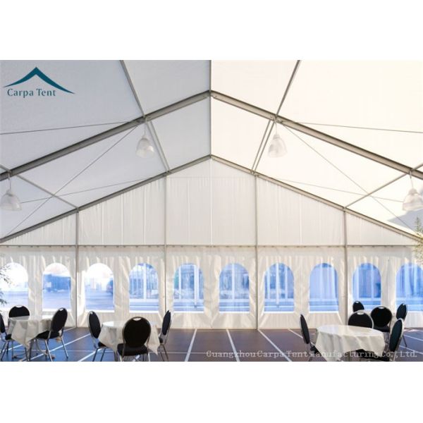 Customized Size Large Aluminum Fireproof Event Tents With Wooden Floor